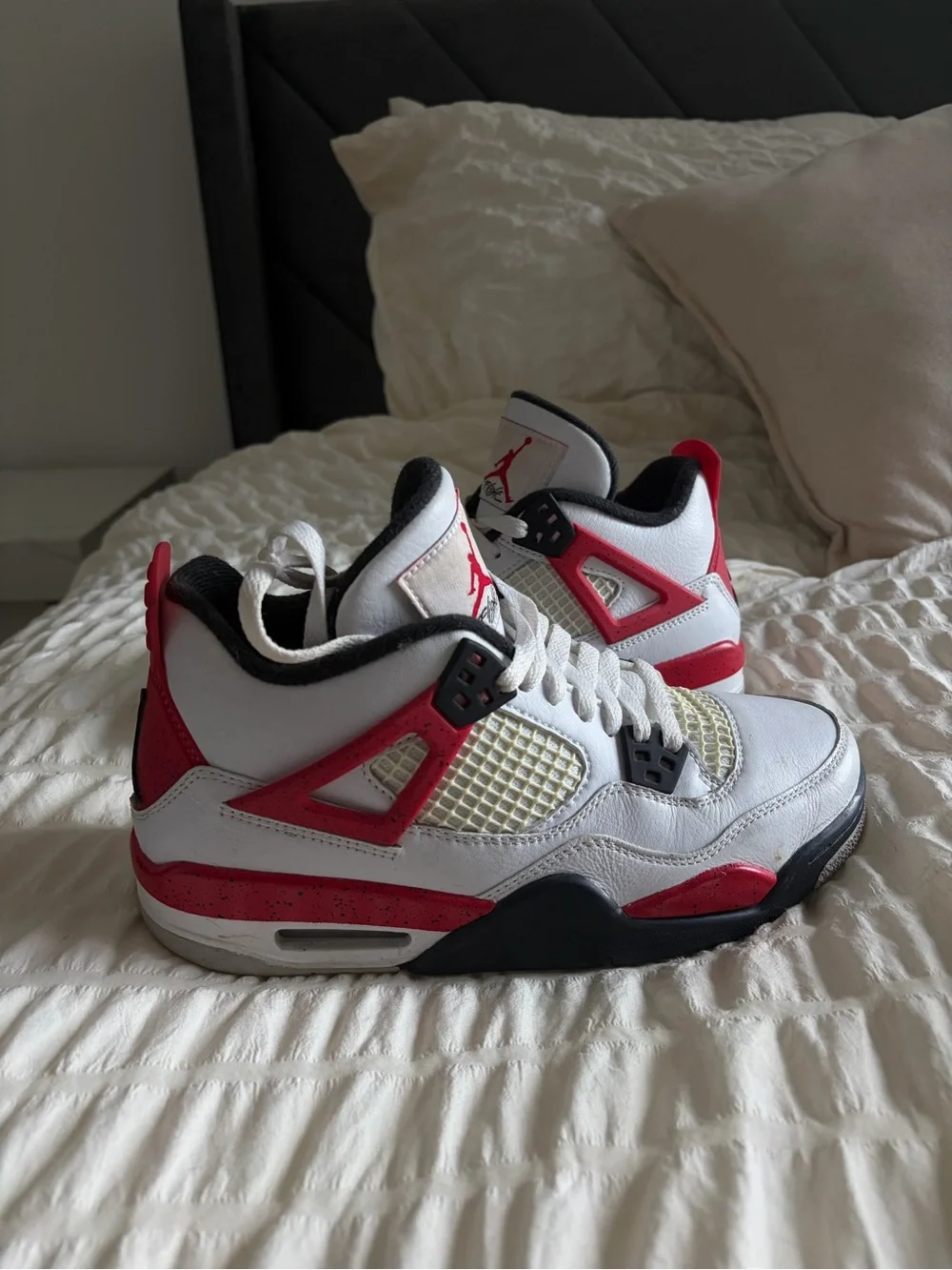 Nike Kids' Sneakers in White, Red & Black